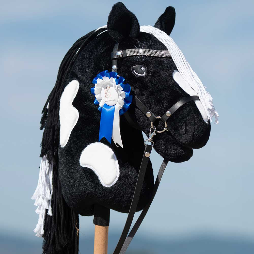 Veste Spectacle équestre Fille Hobby Horse – Noire Brodée – Taille S – Neuve