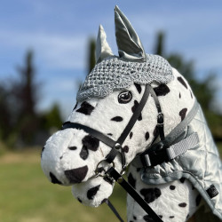 Bonnet Gris argenté pour  hobby horse Smarty