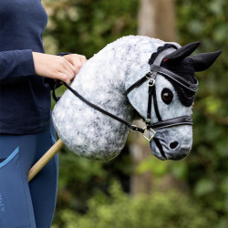 Fly Veils hobby horse Black Sparkling Lemieux