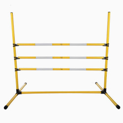 Adjustable hobby horsing obstacle HKM YELLOW