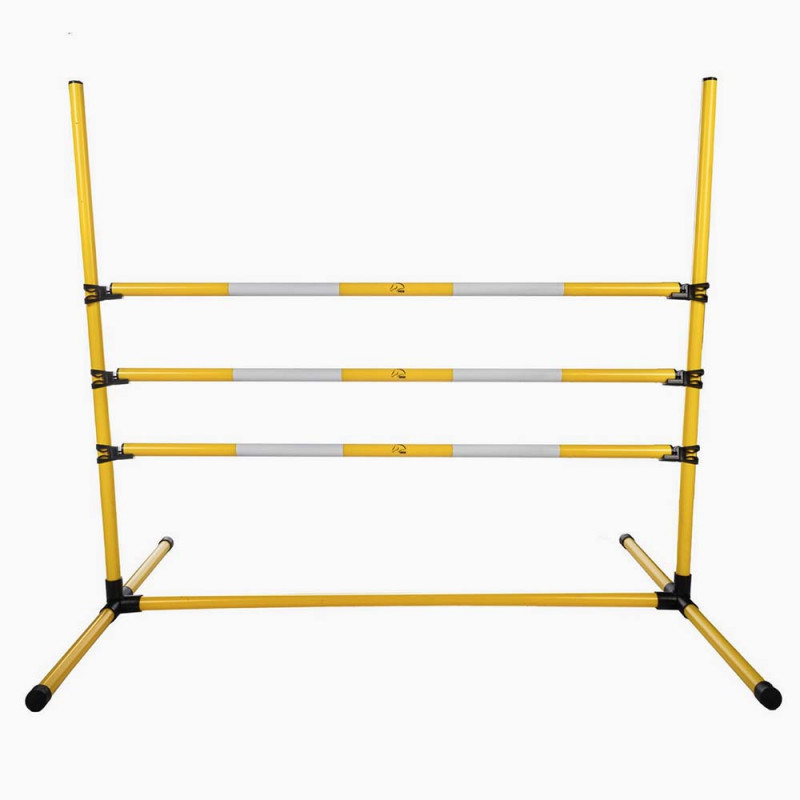 Adjustable hobby horsing obstacle HKM YELLOW