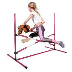 Adjustable hobby horsing obstacle PINK