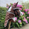 Ensemble d'accessoires Marron Hobby Horse : Licol + Longe + Couverture + Bonnet