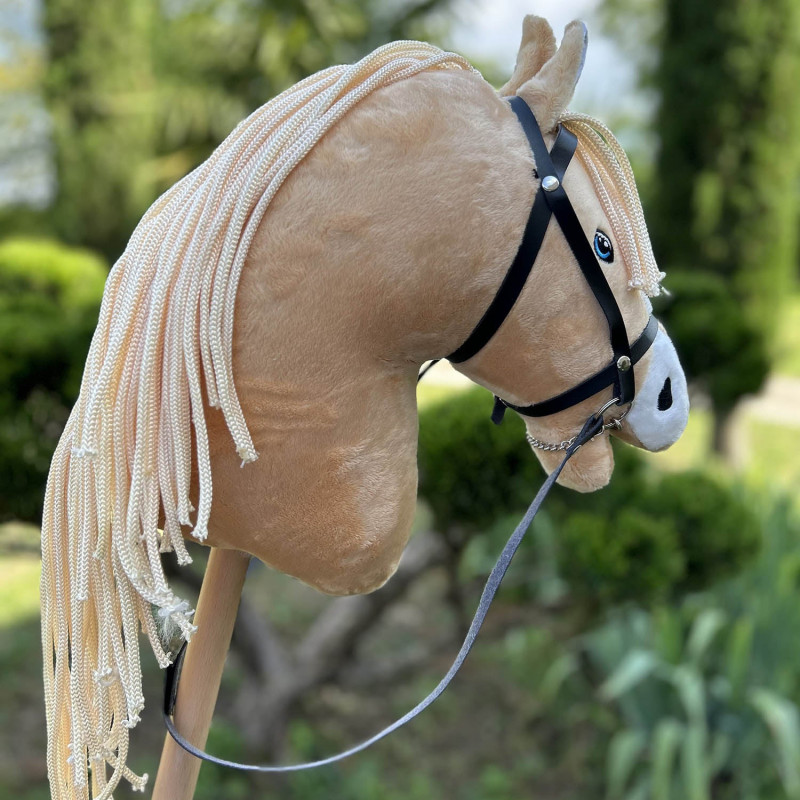 Hobby Horse Palomino quater horse pour Hobby Horsing Taille L Hobby Horse Palomino quater horse pour Hobby Horsing Taille L