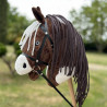 Hobby Horse Pie Mustang avec licol, longe et bonnet Bleu