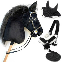 Black Friesian hobby horse