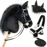Black Friesian hobby horse