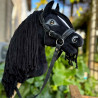 Black Friesian hobby horse