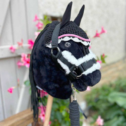 Pack Hobby Horse Harmony : licol et bonnet NOIRS