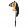 Affordable hobby horse with head collar and removable tail