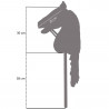 Chestnut Hobby Horse Flamme. A4
