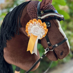 Hobby Horse Hair Styling Kit: Brush, Hair Ties and Bow as a Gift