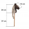 Mini Hobby Horse Chestnut Brown for Children from 3 Years Old
