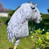 Realistic Hobby Horse "Argento" Dapple Gray