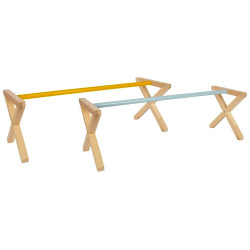 Cavaletti obstacle for hobby horsing - Set of two