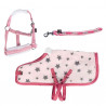 Couverture et licol Pink Star mini poney HKM
