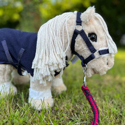 Couverture et licol Navy mini poney HKM