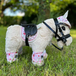 Mini filet pour poney en peluche HKM