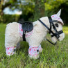 Mini filet pour poney en peluche HKM