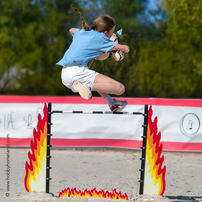 Obstacle et sous bassement FIRE WALL pour Hobby Horsing Jump Obstacle et sous bassement FIRE WALL pour Hobby Horsing Jump