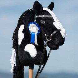 Hobby Horse A3 Pie Noir Black Diamond avec Filet Complet avec Frontal Scintillant