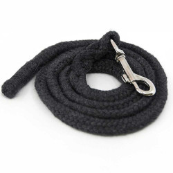 Head collar ethological navy blue + lead rope for hobby horse