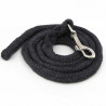 Head collar ethological navy blue + lead rope for hobby horse