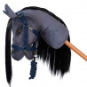 Head collar navy blue for hobby horse A4 size