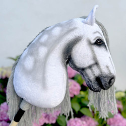 Dapple gray Andalusian hobby horse