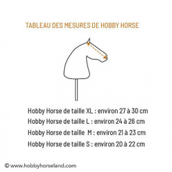 Hobby Horse appaloosa pour hobby horsing Taille L