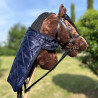 Blankets Navy Blue Satin