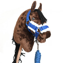 Hobby Horse marron avec licol BLEU