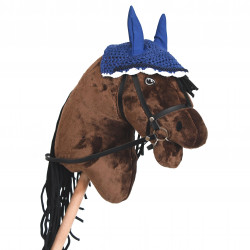 Hobby Horse marron avec bonnet BLEU