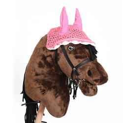 Hobby Horse marron avec bonnet ROSE