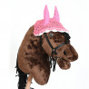 Hobby Horse marron avec bonnet ROSE