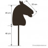 Hobby horse taille A4