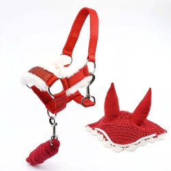 Pack Hobby Horse Harmony : licol et bonnet ROUGE