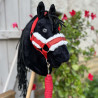 Licol moumoute Rouge pour Hobby Horse + longe rouge