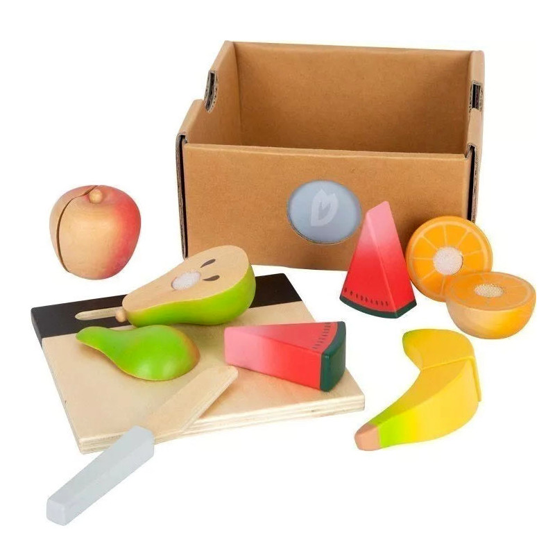 Set de Découpe de Fruits en Bois pour Hobby Horse