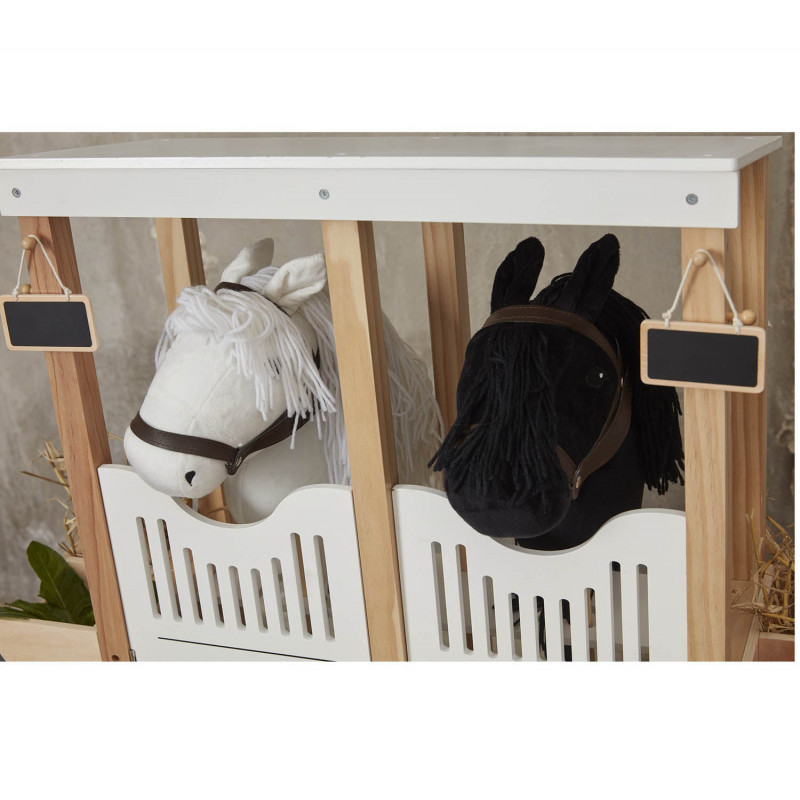 Kit d'accessoires de toilettage en bois pour hobby horse