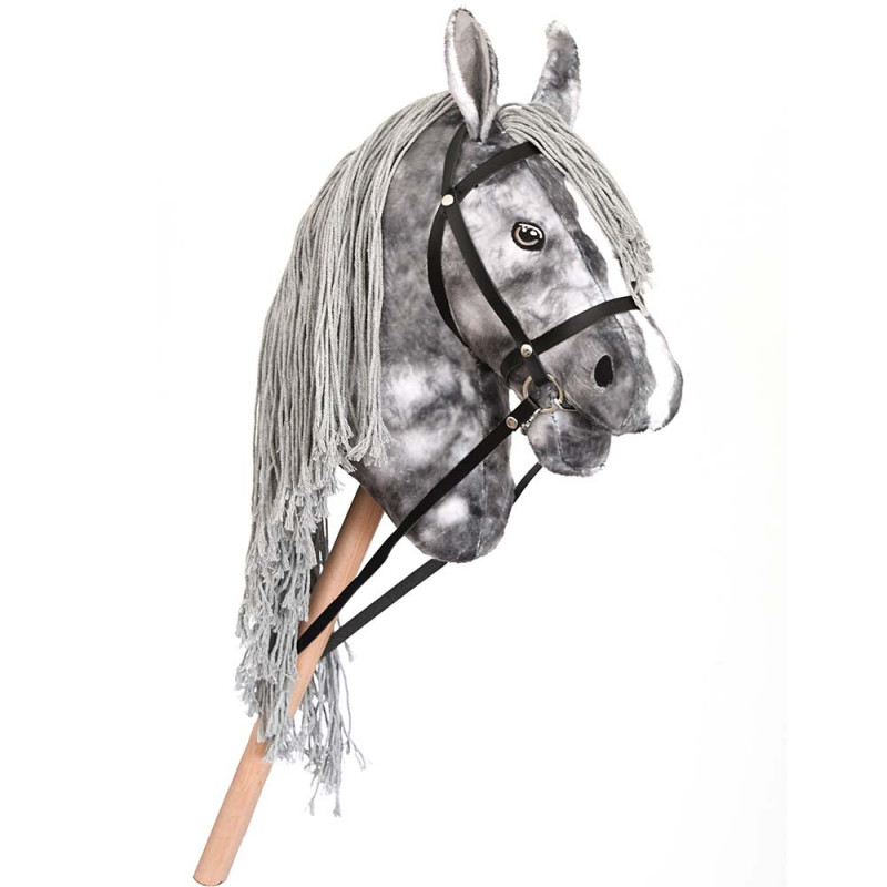 Hobby Horse gris pommelé Andalou pour Hobby Horsing Taille L