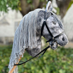 Hobby Horse gris pommelé Andalou pour Hobby Horsing Taille L