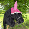 Mini licol rose réglable + longe + bonnet pour hobby horse