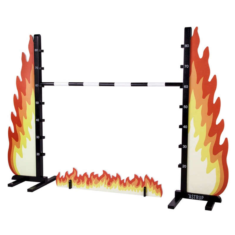 Obstacle et sous bassement FIRE WALL pour Hobby Horsing Jump