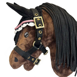 Licol pour hobby horse noir