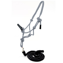 Head collar ethological Gray for hobby horse