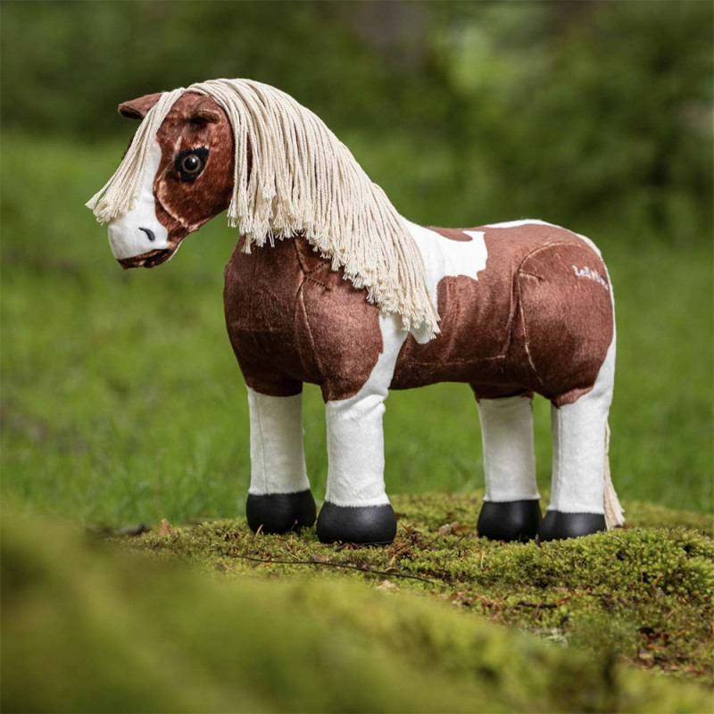 Mini cheval en peluche Pie bai Flash - Lemieux