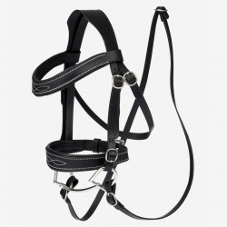 Black bridle headpiece for Lemieux hobby horse