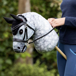 Filet bridon noir pour hobby horse Lemieux