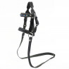 Bridles for hobby horse with blue rhinestones